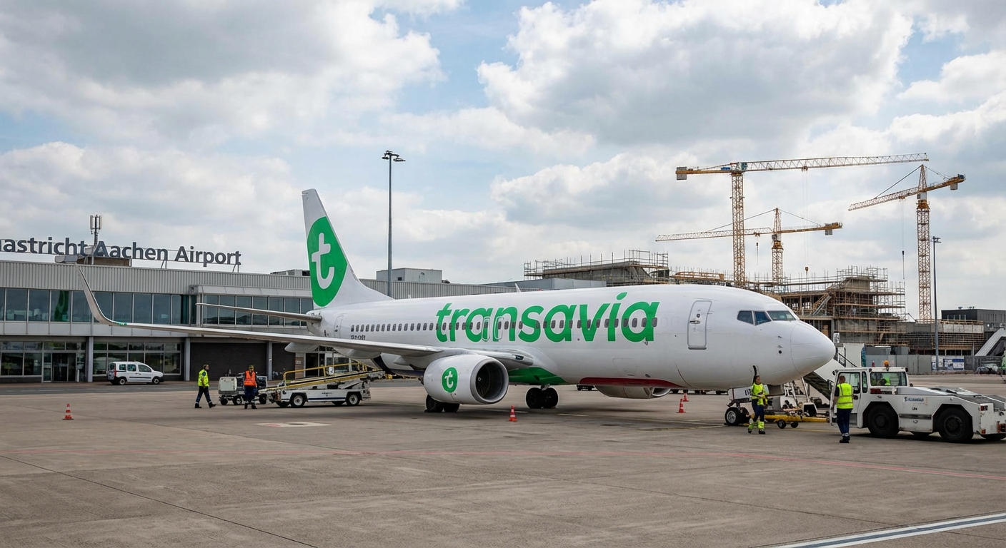 Transavia verhuist tijdelijk vluchten van Eindhoven naar Maastricht en Weeze